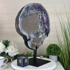 Extra Quality Amethyst Crystal Slice on Stand, 33.1 lbs & 19.6" Tall #5621AM - 005 - Brazil GemsBrazil GemsExtra Quality Amethyst Crystal Slice on Stand, 33.1 lbs & 19.6" Tall #5621AM - 005Slices on Fixed Bases5621AM - 005