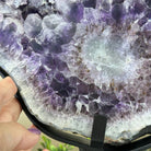 Extra Quality Amethyst Crystal Slice on Stand, 33.1 lbs & 19.6" Tall #5621AM - 005 - Brazil GemsBrazil GemsExtra Quality Amethyst Crystal Slice on Stand, 33.1 lbs & 19.6" Tall #5621AM - 005Slices on Fixed Bases5621AM - 005