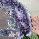 Extra Quality Amethyst Crystal Slice on Stand, 33.1 lbs & 19.6" Tall #5621AM - 005 - Brazil GemsBrazil GemsExtra Quality Amethyst Crystal Slice on Stand, 33.1 lbs & 19.6" Tall #5621AM - 005Slices on Fixed Bases5621AM - 005