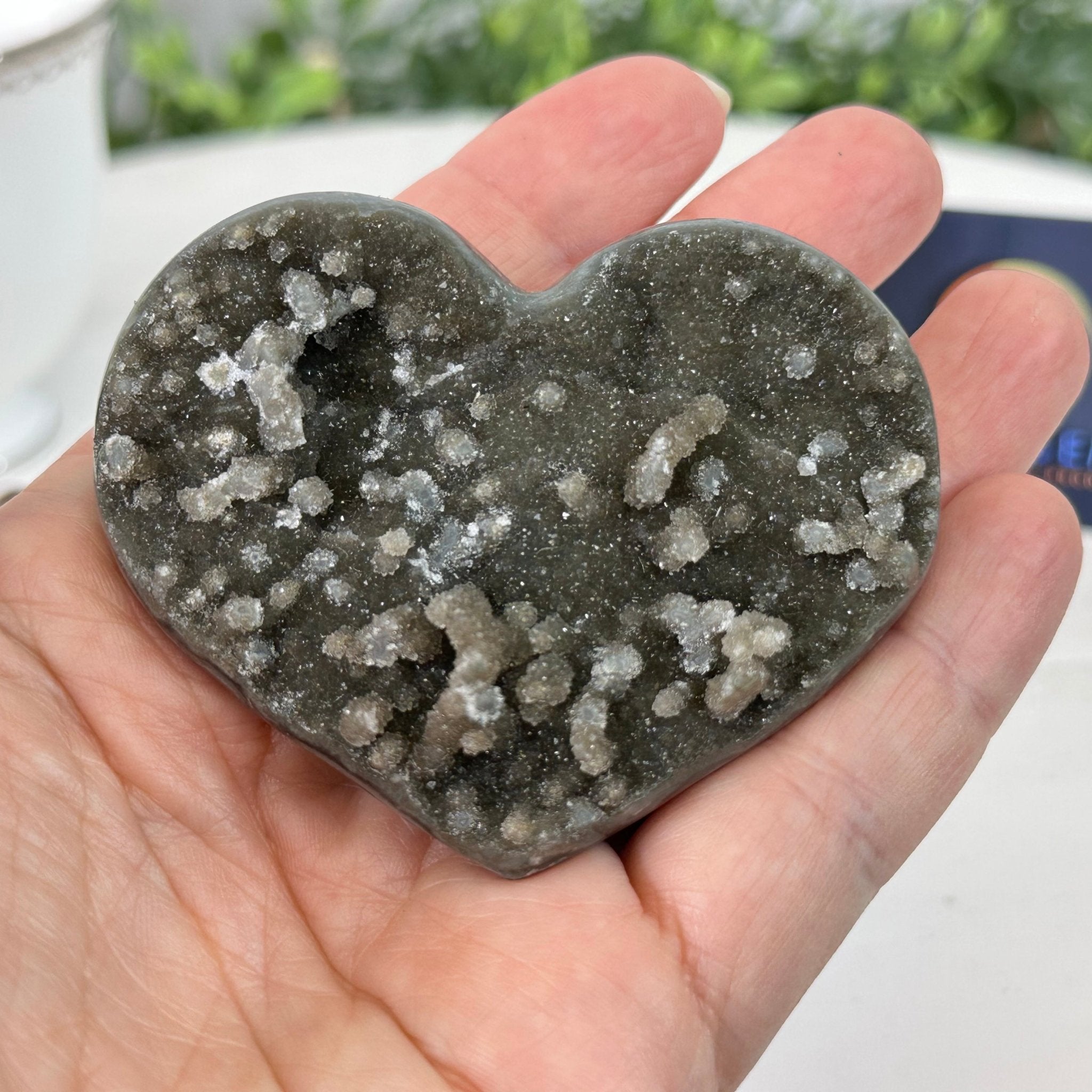 Heart-Shaped Amethyst Geode #5462-0022 - Brazil Gems