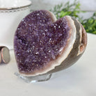Extra Quality Amethyst Heart Geode on an Acrylic Stand, 1.08 lbs & 3.1" Tall #5462-0055 by Brazil Gems - Brazil GemsBrazil GemsExtra Quality Amethyst Heart Geode on an Acrylic Stand, 1.08 lbs & 3.1" Tall #5462-0055 by Brazil GemsHearts5462-0055