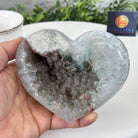 Extra Quality Amethyst Heart Geode on an Acrylic Stand 1.42 lbs & 3.5" Tall #5462-0096 by Brazil Gems - Brazil GemsBrazil GemsExtra Quality Amethyst Heart Geode on an Acrylic Stand 1.42 lbs & 3.5" Tall #5462-0096 by Brazil GemsHearts5462-0096