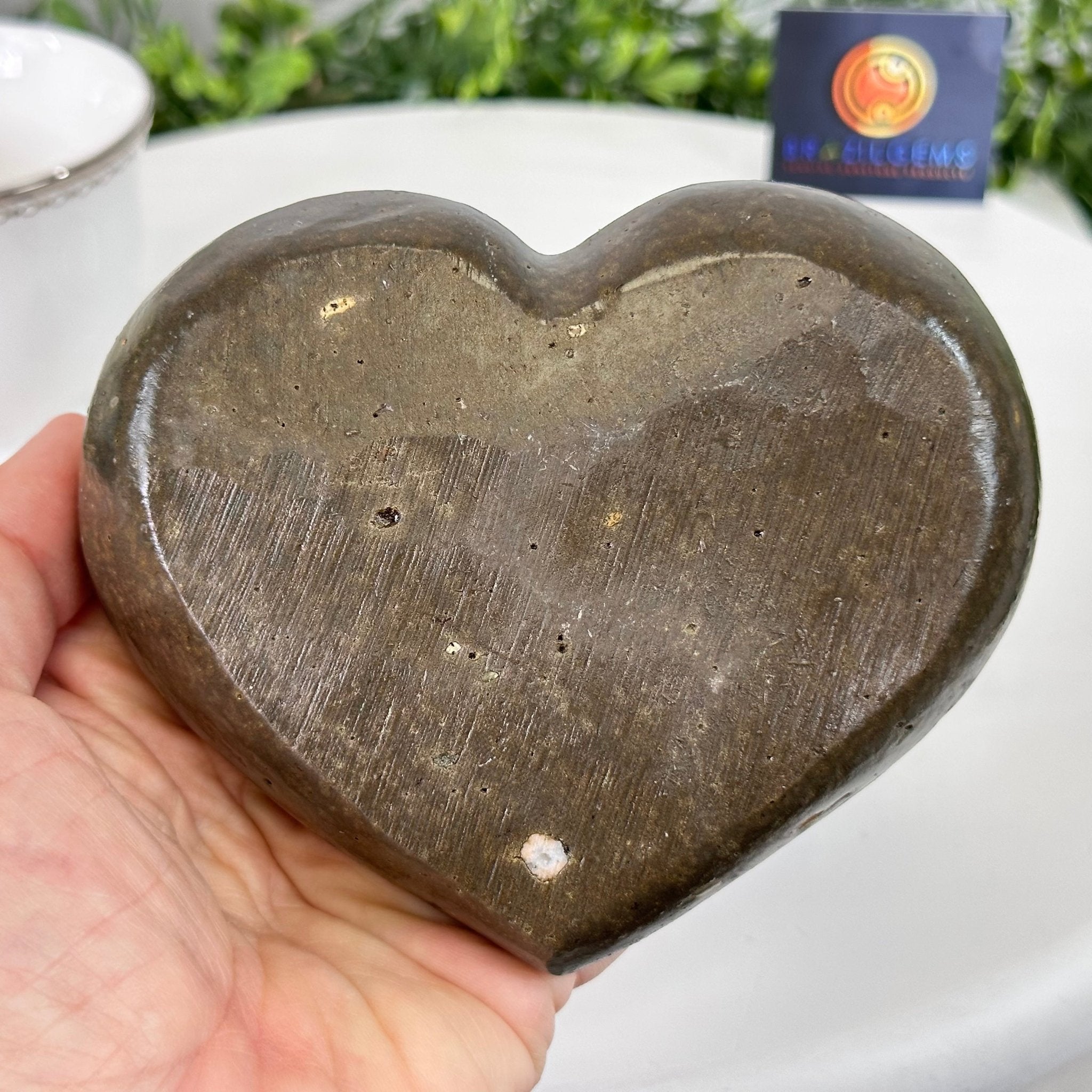 Extra Quality Amethyst Heart Geode on an Acrylic Stand, 1.83 lbs & 3.6" Tall #5462-0065 by Brazil Gems - Brazil GemsBrazil GemsExtra Quality Amethyst Heart Geode on an Acrylic Stand, 1.83 lbs & 3.6" Tall #5462-0065 by Brazil GemsHearts5462-0065