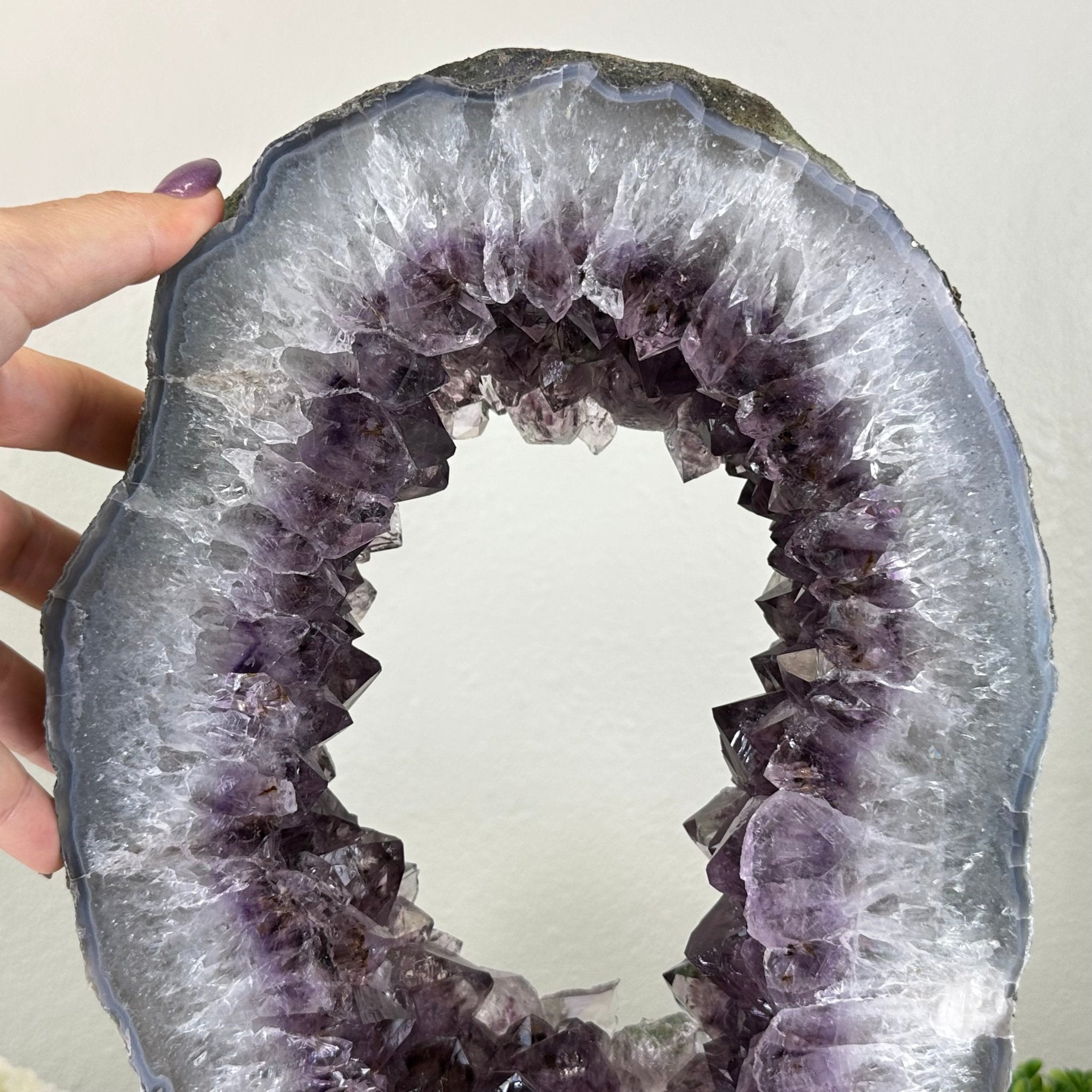 Extra Quality Amethyst Portal, 12.9 lbs & 17.1" Tall #5606 - 0123 - Brazil GemsBrazil GemsExtra Quality Amethyst Portal, 12.9 lbs & 17.1" Tall #5606 - 0123Portals on Fixed Bases5606 - 0123