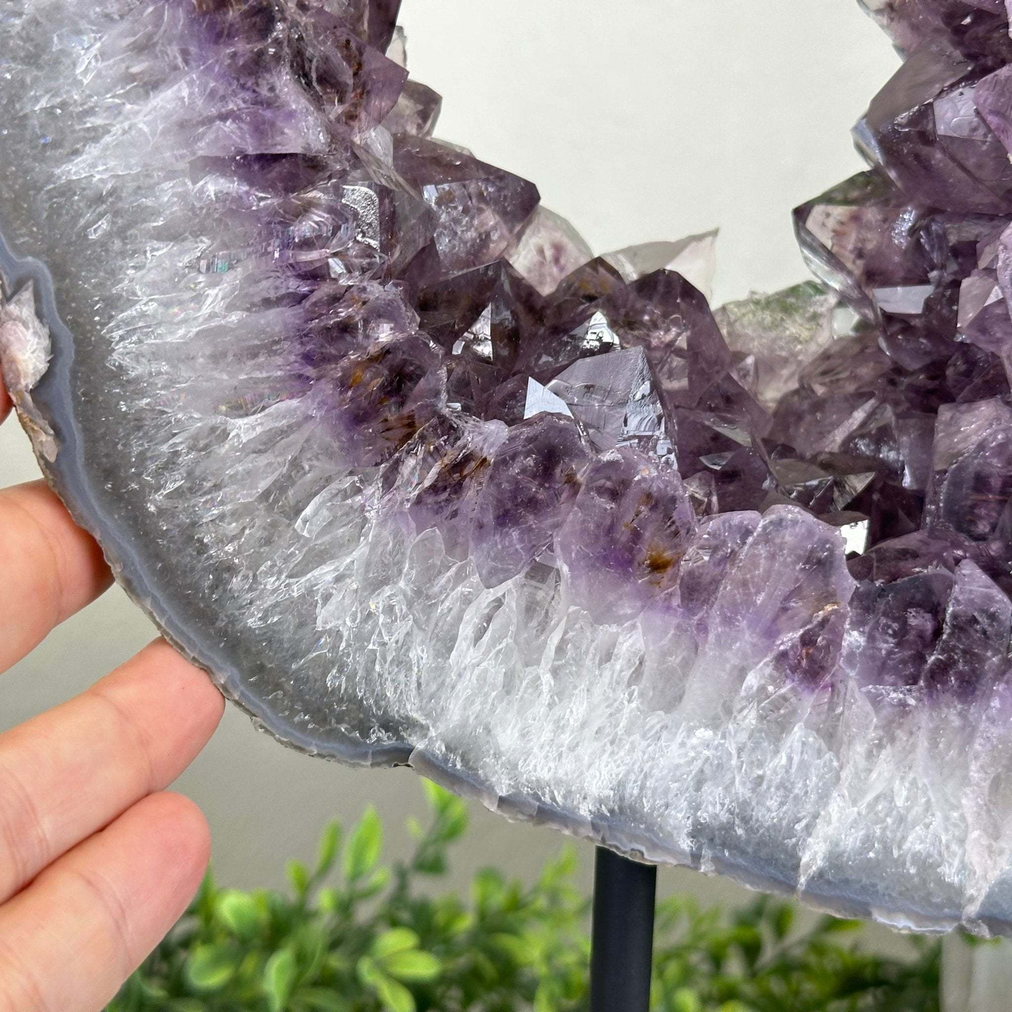 Extra Quality Amethyst Portal, 12.9 lbs & 17.1" Tall #5606 - 0123 - Brazil GemsBrazil GemsExtra Quality Amethyst Portal, 12.9 lbs & 17.1" Tall #5606 - 0123Portals on Fixed Bases5606 - 0123