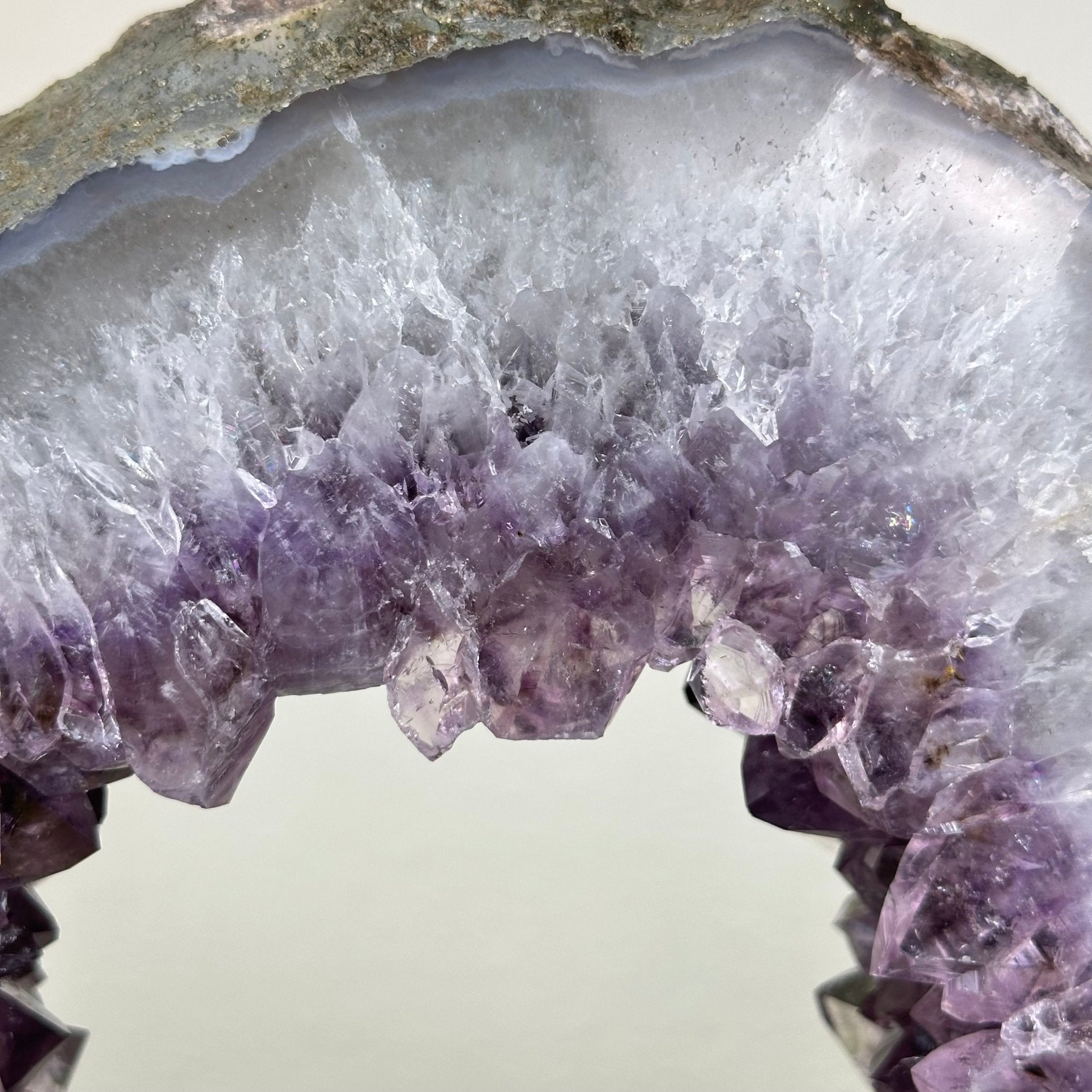 Extra Quality Amethyst Portal, 12.9 lbs & 17.1" Tall #5606 - 0123 - Brazil GemsBrazil GemsExtra Quality Amethyst Portal, 12.9 lbs & 17.1" Tall #5606 - 0123Portals on Fixed Bases5606 - 0123