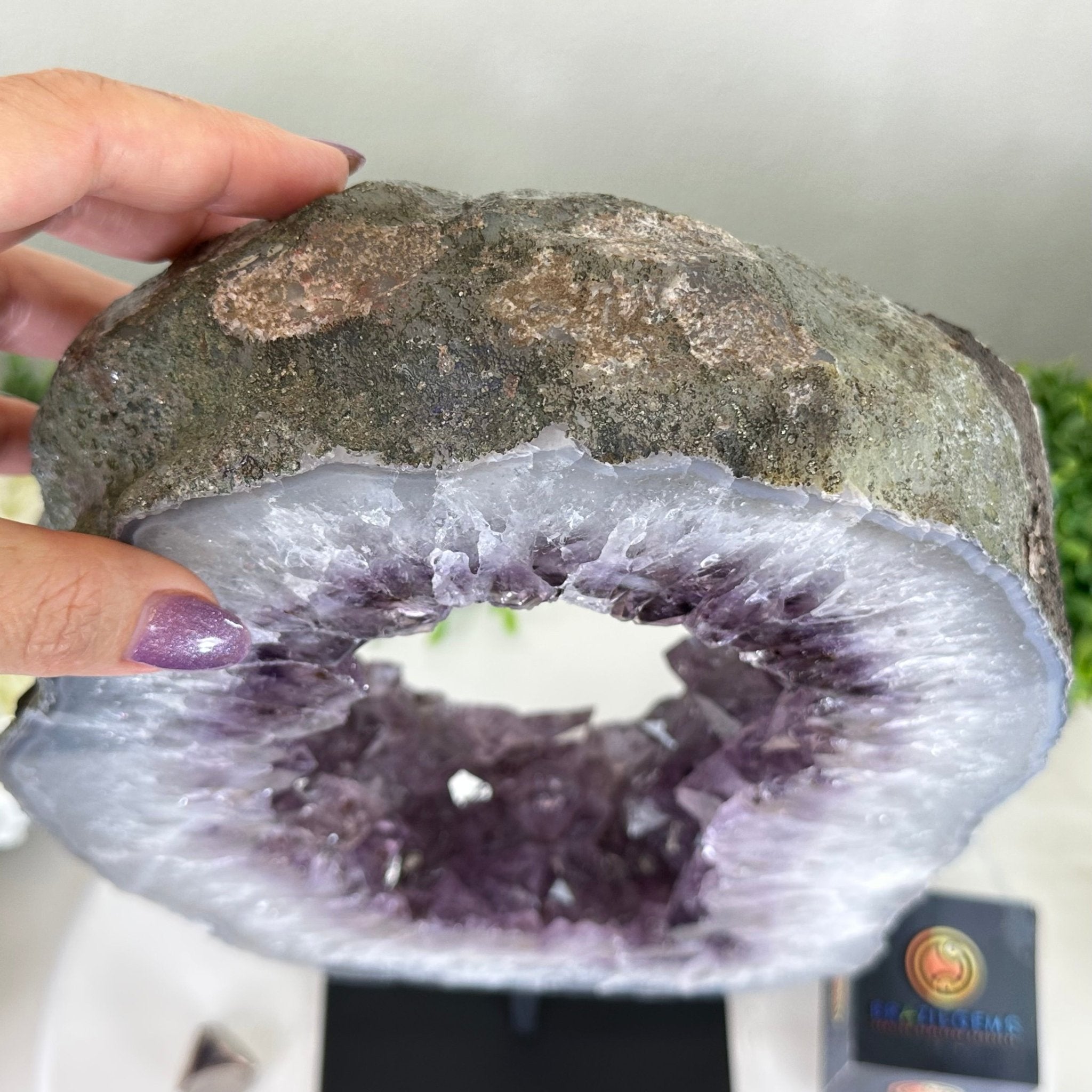 Extra Quality Amethyst Portal, 12.9 lbs & 17.1" Tall #5606 - 0123 - Brazil GemsBrazil GemsExtra Quality Amethyst Portal, 12.9 lbs & 17.1" Tall #5606 - 0123Portals on Fixed Bases5606 - 0123