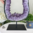 Extra Quality Amethyst Portal, 20.8 lbs & 20.1" Tall #5606 - 0125 - Brazil GemsBrazil GemsExtra Quality Amethyst Portal, 20.8 lbs & 20.1" Tall #5606 - 0125Portals on Fixed Bases5606 - 0125