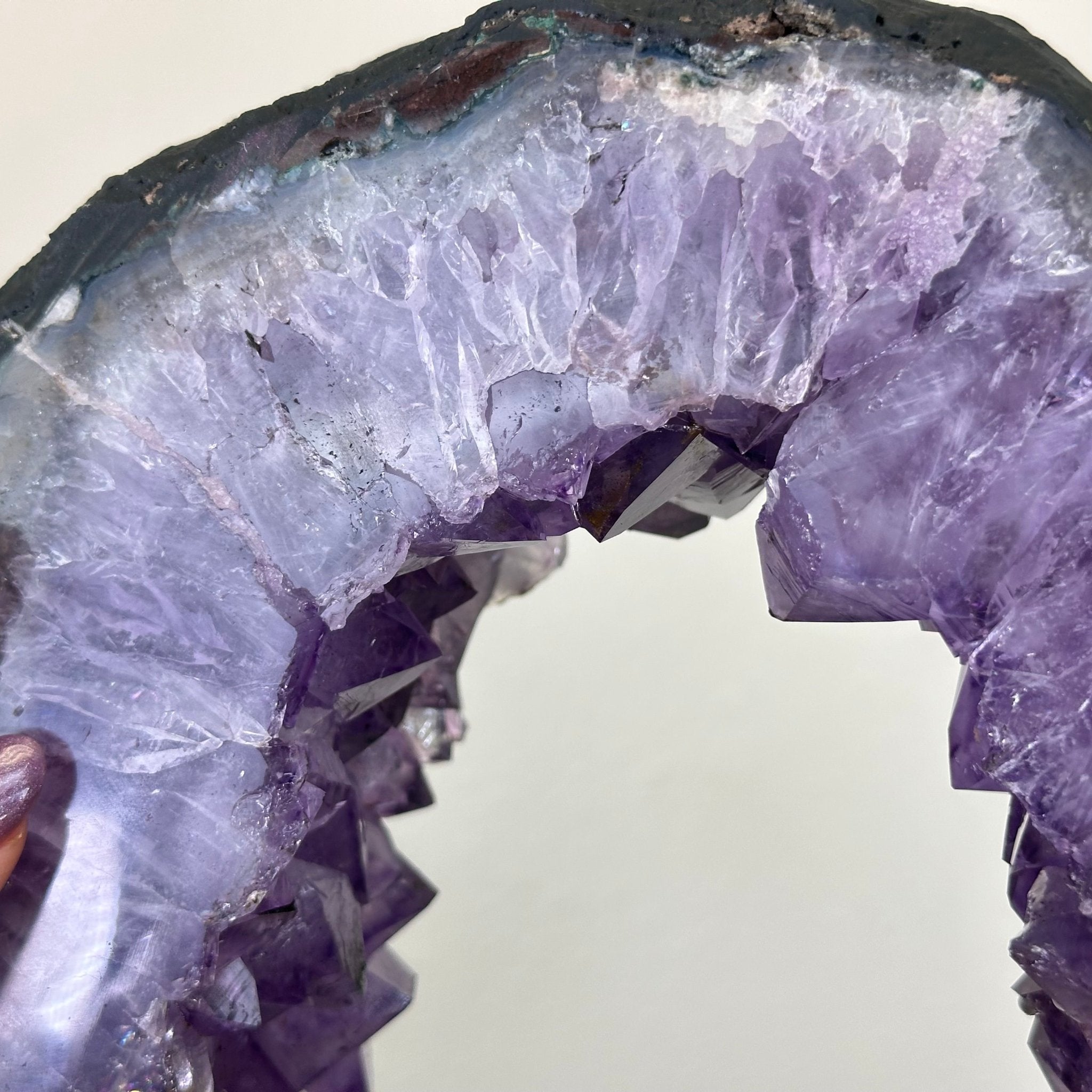 Extra Quality Amethyst Portal, 20.8 lbs & 20.1" Tall #5606 - 0125 - Brazil GemsBrazil GemsExtra Quality Amethyst Portal, 20.8 lbs & 20.1" Tall #5606 - 0125Portals on Fixed Bases5606 - 0125