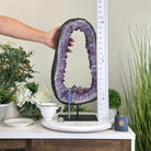 Extra Quality Amethyst Portal, 20.8 lbs & 20.1" Tall #5606 - 0125 - Brazil GemsBrazil GemsExtra Quality Amethyst Portal, 20.8 lbs & 20.1" Tall #5606 - 0125Portals on Fixed Bases5606 - 0125