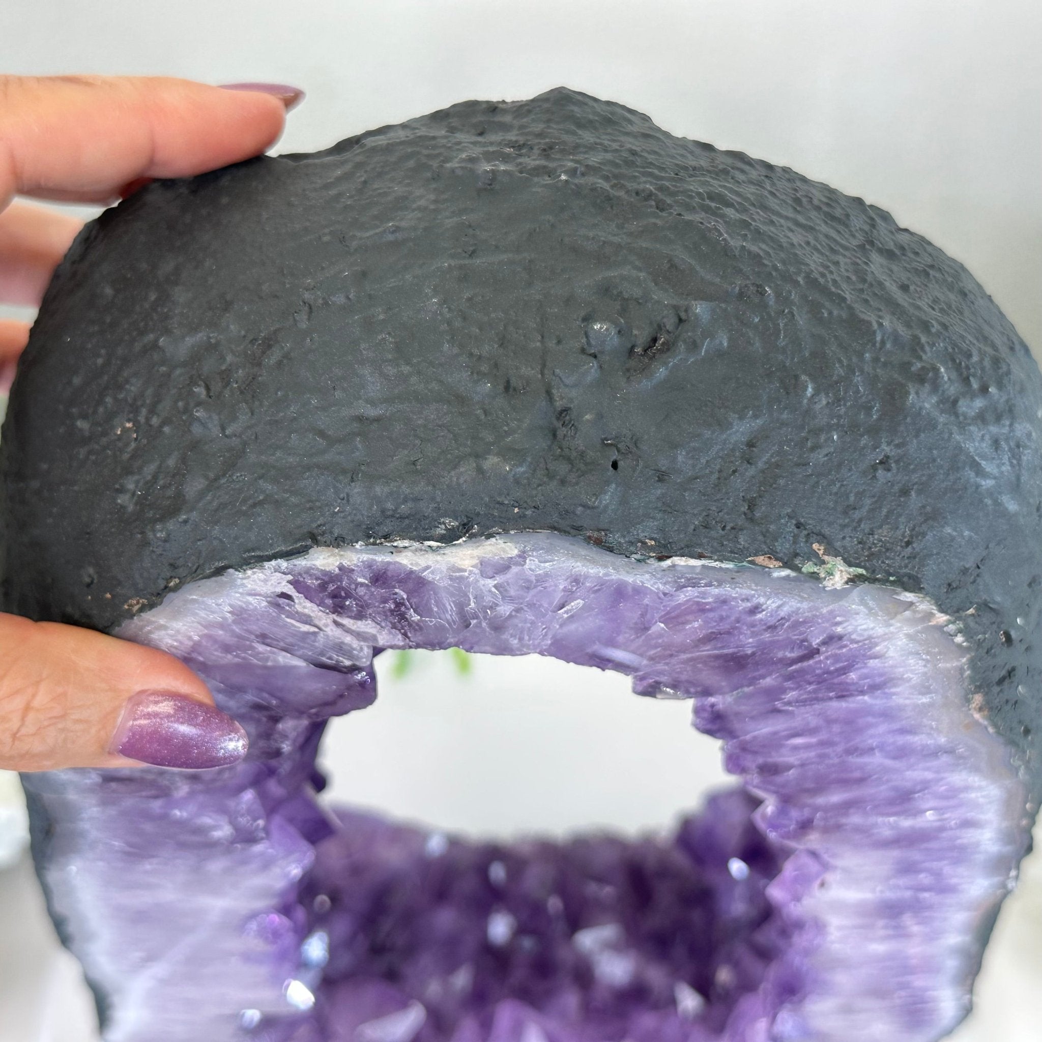 Extra Quality Amethyst Portal, 26.5 lbs & 19.9" Tall #5606 - 0128 - Brazil GemsBrazil GemsExtra Quality Amethyst Portal, 26.5 lbs & 19.9" Tall #5606 - 0128Portals on Fixed Bases5606 - 0128