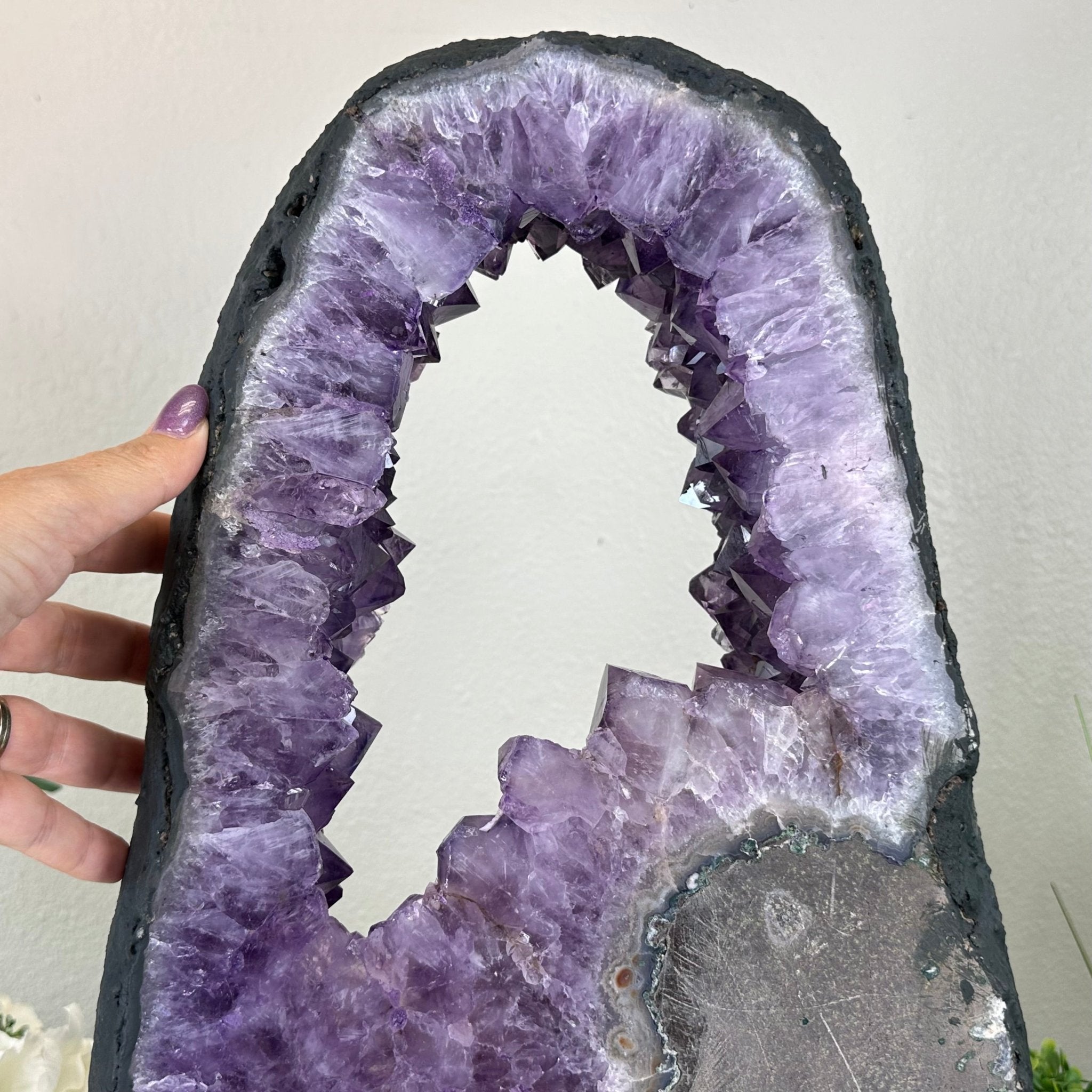 Extra Quality Amethyst Portal, 31.9 lbs & 20" Tall #5606 - 0129 - Brazil GemsBrazil GemsExtra Quality Amethyst Portal, 31.9 lbs & 20" Tall #5606 - 0129Portals on Fixed Bases5606 - 0129