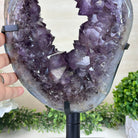 Extra Quality Amethyst Portal, Metal Stand, 21.9 lbs & 18.2" Tall #5604 - 0112 - Brazil GemsBrazil GemsExtra Quality Amethyst Portal, Metal Stand, 21.9 lbs & 18.2" Tall #5604 - 0112Portals on Rotating Bases5604 - 0112