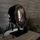 Extra Quality Amethyst Portal on a Fixed Stand, 26.9 lbs & 14" Tall #5606 - 0060 - Brazil GemsBrazil GemsExtra Quality Amethyst Portal on a Fixed Stand, 26.9 lbs & 14" Tall #5606 - 0060Portals on Fixed Bases5606 - 0060