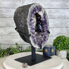 Extra Quality Amethyst Portal on a Fixed Stand, 26.9 lbs & 14" Tall #5606 - 0060 - Brazil GemsBrazil GemsExtra Quality Amethyst Portal on a Fixed Stand, 26.9 lbs & 14" Tall #5606 - 0060Portals on Fixed Bases5606 - 0060