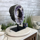 Extra Quality Amethyst Portal on a Fixed Stand, 26.9 lbs & 14" Tall #5606 - 0060 - Brazil GemsBrazil GemsExtra Quality Amethyst Portal on a Fixed Stand, 26.9 lbs & 14" Tall #5606 - 0060Portals on Fixed Bases5606 - 0060