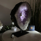 Extra Quality Amethyst Portal on Metal Stand, 14.6 lbs & 12.4" Tall #5606 - 0106 - Brazil GemsBrazil GemsExtra Quality Amethyst Portal on Metal Stand, 14.6 lbs & 12.4" Tall #5606 - 0106Portals on Fixed Bases5606 - 0106