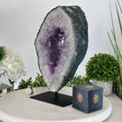 Extra Quality Amethyst Portal on Metal Stand, 14.6 lbs & 12.4" Tall #5606 - 0106 - Brazil GemsBrazil GemsExtra Quality Amethyst Portal on Metal Stand, 14.6 lbs & 12.4" Tall #5606 - 0106Portals on Fixed Bases5606 - 0106