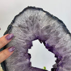 Extra Quality Amethyst Portal on Metal Stand, 14.6 lbs & 12.4" Tall #5606 - 0106 - Brazil GemsBrazil GemsExtra Quality Amethyst Portal on Metal Stand, 14.6 lbs & 12.4" Tall #5606 - 0106Portals on Fixed Bases5606 - 0106