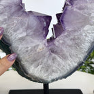 Extra Quality Amethyst Portal on Metal Stand, 14.6 lbs & 12.4" Tall #5606 - 0106 - Brazil GemsBrazil GemsExtra Quality Amethyst Portal on Metal Stand, 14.6 lbs & 12.4" Tall #5606 - 0106Portals on Fixed Bases5606 - 0106