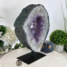 Extra Quality Amethyst Portal on Metal Stand, 14.6 lbs & 12.4" Tall #5606 - 0106 - Brazil GemsBrazil GemsExtra Quality Amethyst Portal on Metal Stand, 14.6 lbs & 12.4" Tall #5606 - 0106Portals on Fixed Bases5606 - 0106