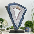 Extra Quality Amethyst Portal on Metal Stand, 15.7 lbs & 15.7" Tall #5606 - 0107 - Brazil GemsBrazil GemsExtra Quality Amethyst Portal on Metal Stand, 15.7 lbs & 15.7" Tall #5606 - 0107Portals on Fixed Bases5606 - 0107