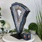 Extra Quality Amethyst Portal on Metal Stand, 15.7 lbs & 15.7" Tall #5606 - 0107 - Brazil GemsBrazil GemsExtra Quality Amethyst Portal on Metal Stand, 15.7 lbs & 15.7" Tall #5606 - 0107Portals on Fixed Bases5606 - 0107