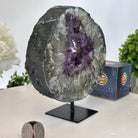 Extra Quality Amethyst Portal on Metal Stand, 3.7 lbs & 6.8" Tall #5606 - 0109 - Brazil GemsBrazil GemsExtra Quality Amethyst Portal on Metal Stand, 3.7 lbs & 6.8" Tall #5606 - 0109Portals on Fixed Bases5606 - 0109