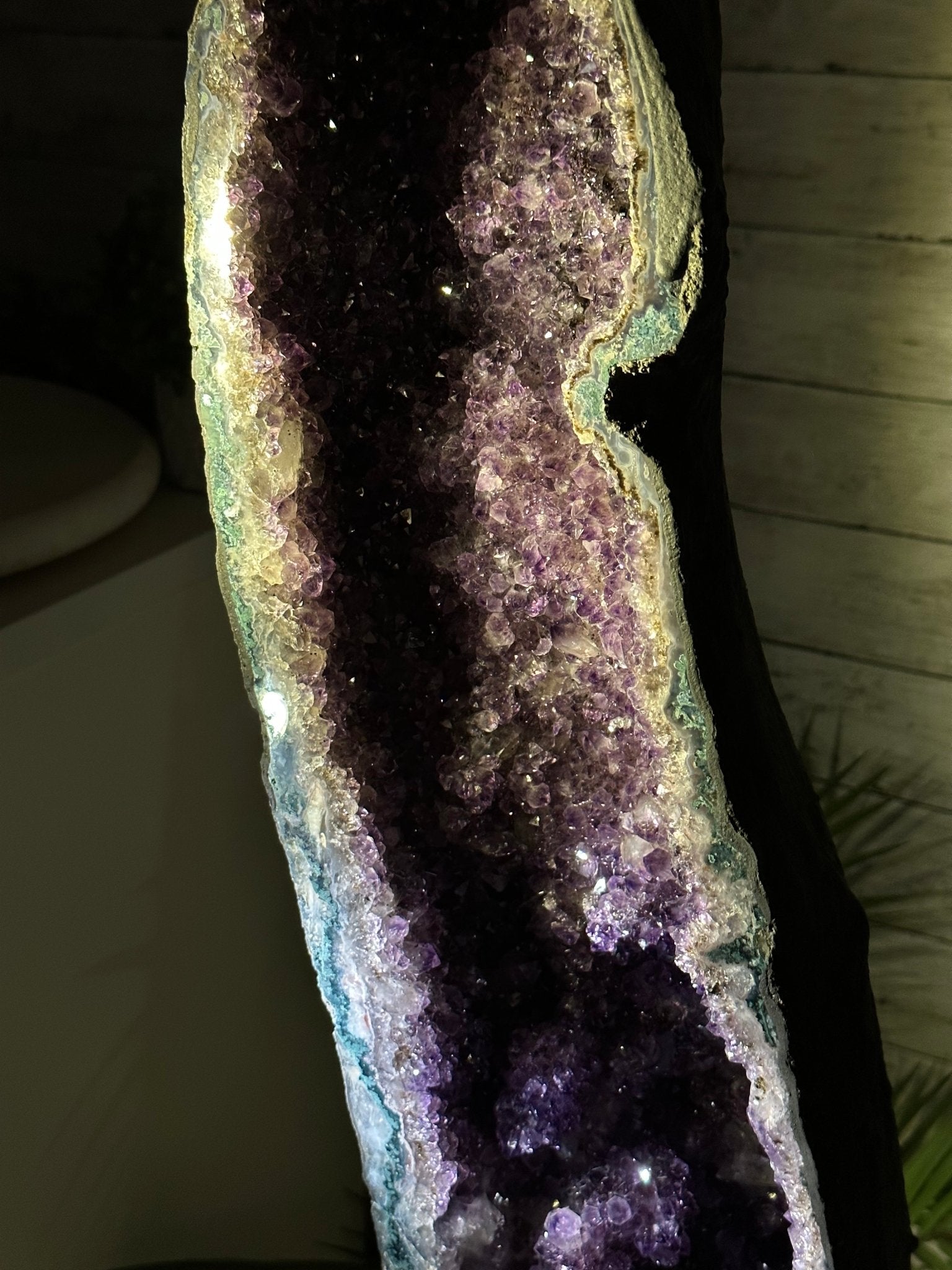 Extra Quality Brazilian Amethyst Cathedral, 100.7 lbs & 45.8" Tall, Model #5601-1234 by Brazil Gems - Brazil GemsBrazil GemsExtra Quality Brazilian Amethyst Cathedral, 100.7 lbs & 45.8" Tall, Model #5601-1234 by Brazil GemsCathedrals5601-1234