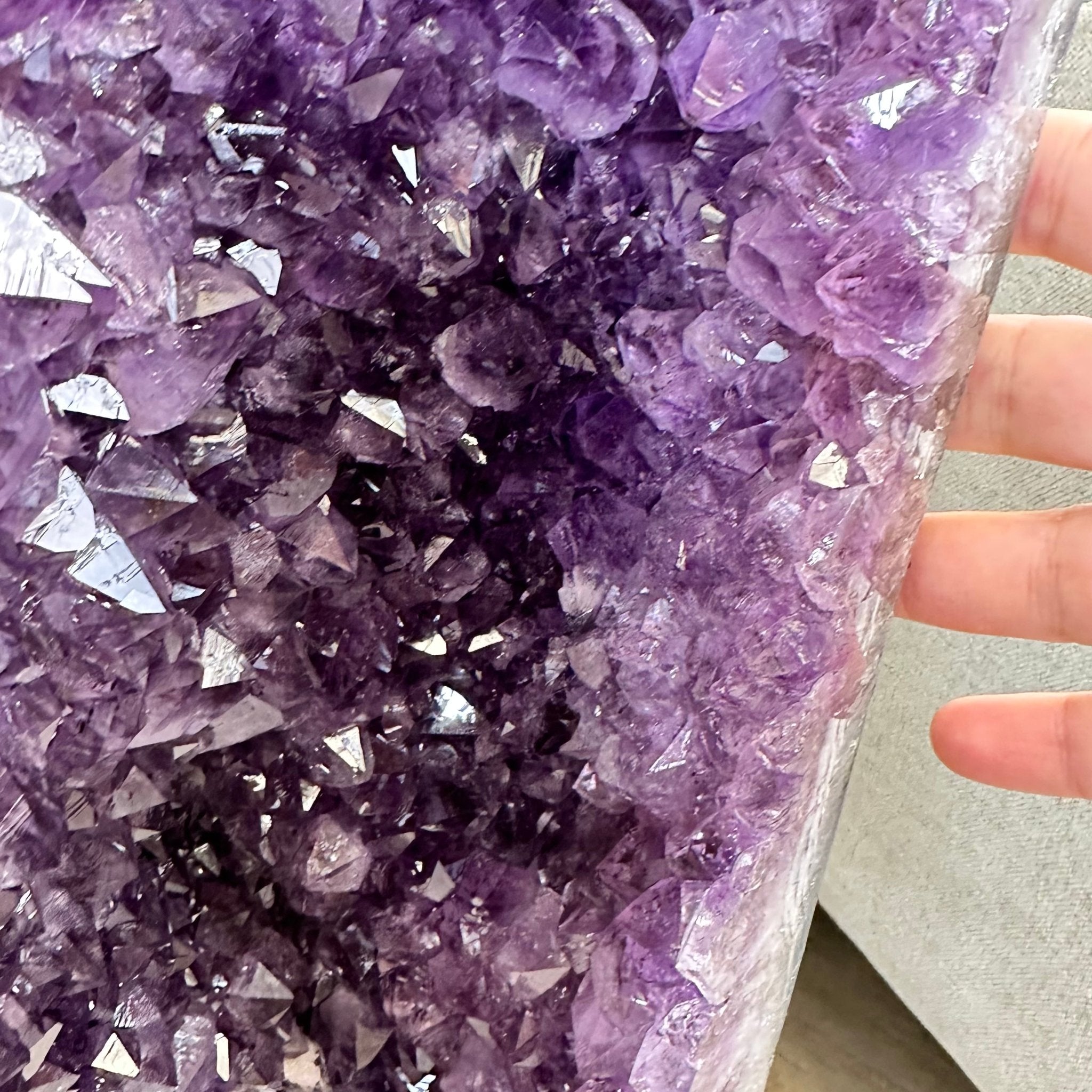 Extra Quality Brazilian Amethyst Cathedral, 103.6 lbs & 43" Tall, Model #5601-1212 by Brazil Gems - Brazil GemsBrazil GemsExtra Quality Brazilian Amethyst Cathedral, 103.6 lbs & 43" Tall, Model #5601-1212 by Brazil GemsCathedrals5601-1212