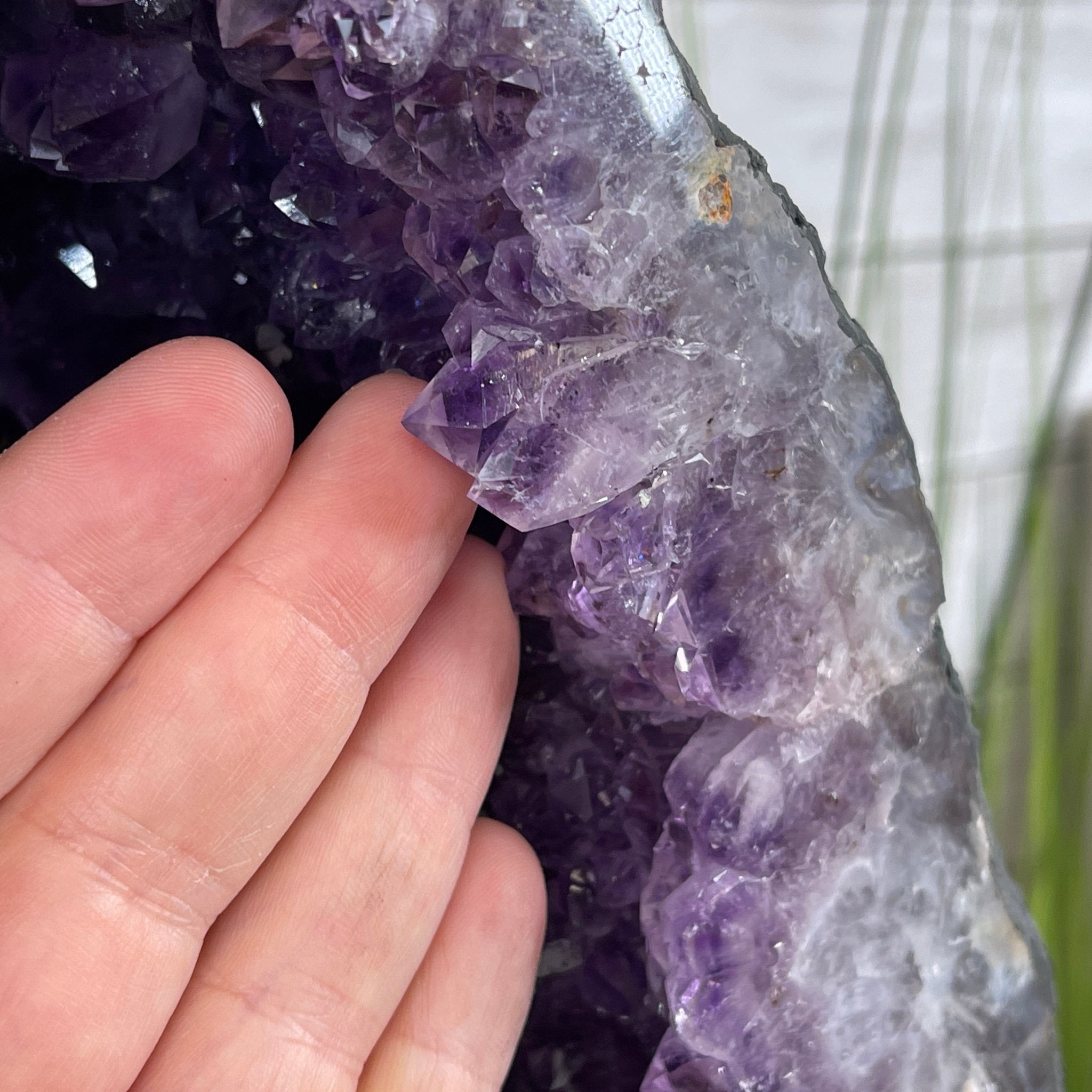 Extra Quality Brazilian Amethyst Cathedral, 12.75” tall & 39.2 lbs #5601-0636 by Brazil Gems - Brazil GemsBrazil GemsExtra Quality Brazilian Amethyst Cathedral, 12.75” tall & 39.2 lbs #5601-0636 by Brazil GemsCathedrals5601-0636