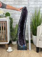 Extra Quality Brazilian Amethyst Cathedral, 138.1 lbs & 42.5" Tall, Model #5601-1240 - Brazil GemsBrazil GemsExtra Quality Brazilian Amethyst Cathedral, 138.1 lbs & 42.5" Tall, Model #5601-1240Cathedrals5601-1240