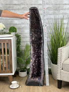 Extra Quality Brazilian Amethyst Cathedral, 143.7 lbs & 49" Tall, Model #5601-1219 by Brazil Gems - Brazil GemsBrazil GemsExtra Quality Brazilian Amethyst Cathedral, 143.7 lbs & 49" Tall, Model #5601-1219 by Brazil GemsCathedrals5601-1219
