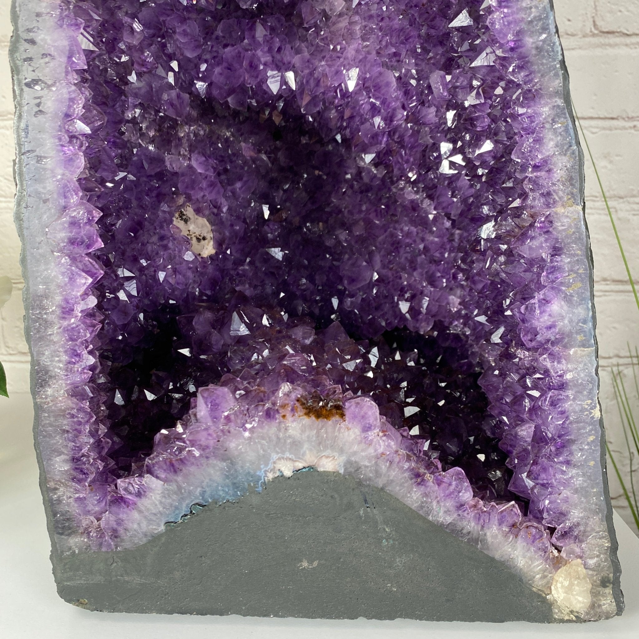 Extra Quality Brazilian Amethyst Cathedral, 14.6” tall & 43.1 lbs #5601-0384 by Brazil Gems - Brazil GemsBrazil GemsExtra Quality Brazilian Amethyst Cathedral, 14.6” tall & 43.1 lbs #5601-0384 by Brazil GemsCathedrals5601-0384