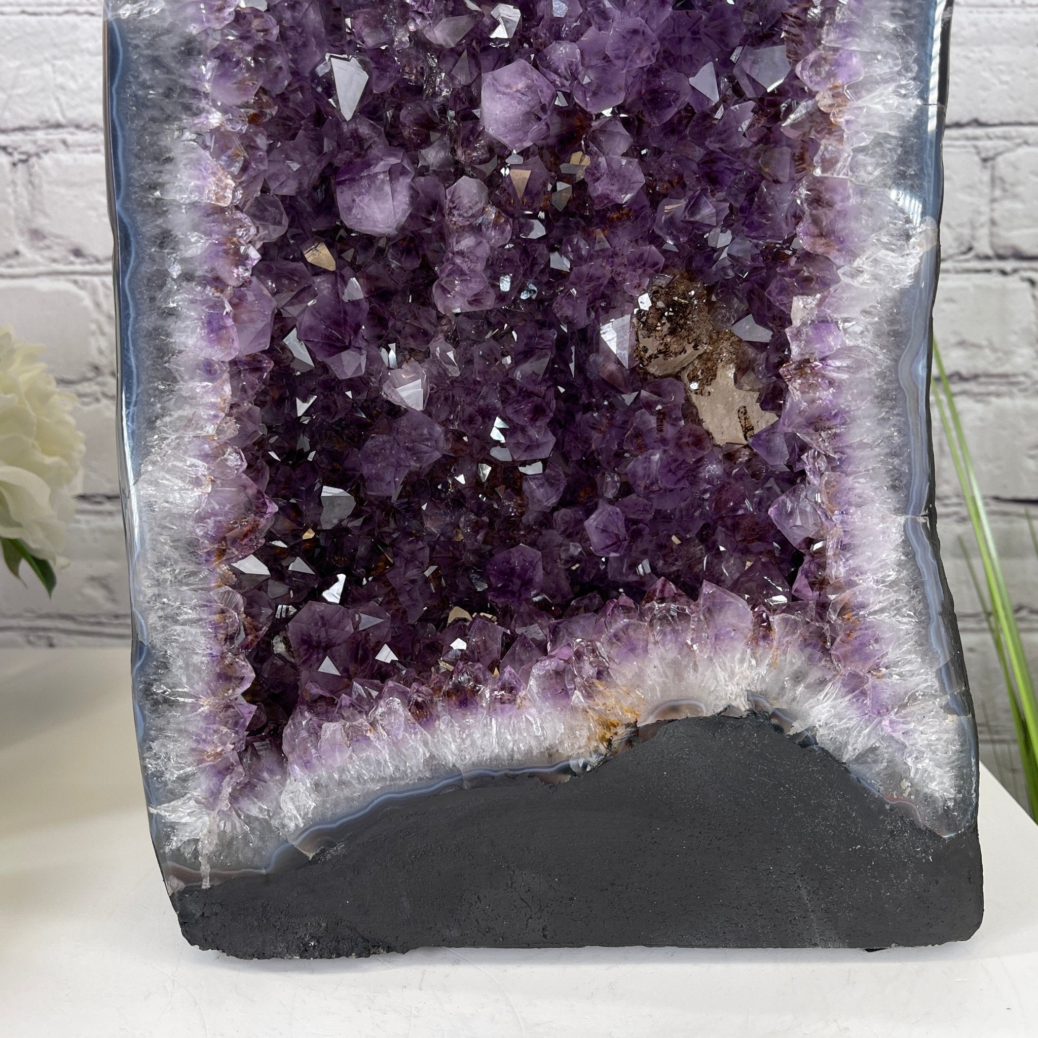 Extra Quality Brazilian Amethyst Cathedral, 15” tall & 27.9 lbs #5601-0477 by Brazil Gems - Brazil GemsBrazil GemsExtra Quality Brazilian Amethyst Cathedral, 15” tall & 27.9 lbs #5601-0477 by Brazil GemsCathedrals5601-0477