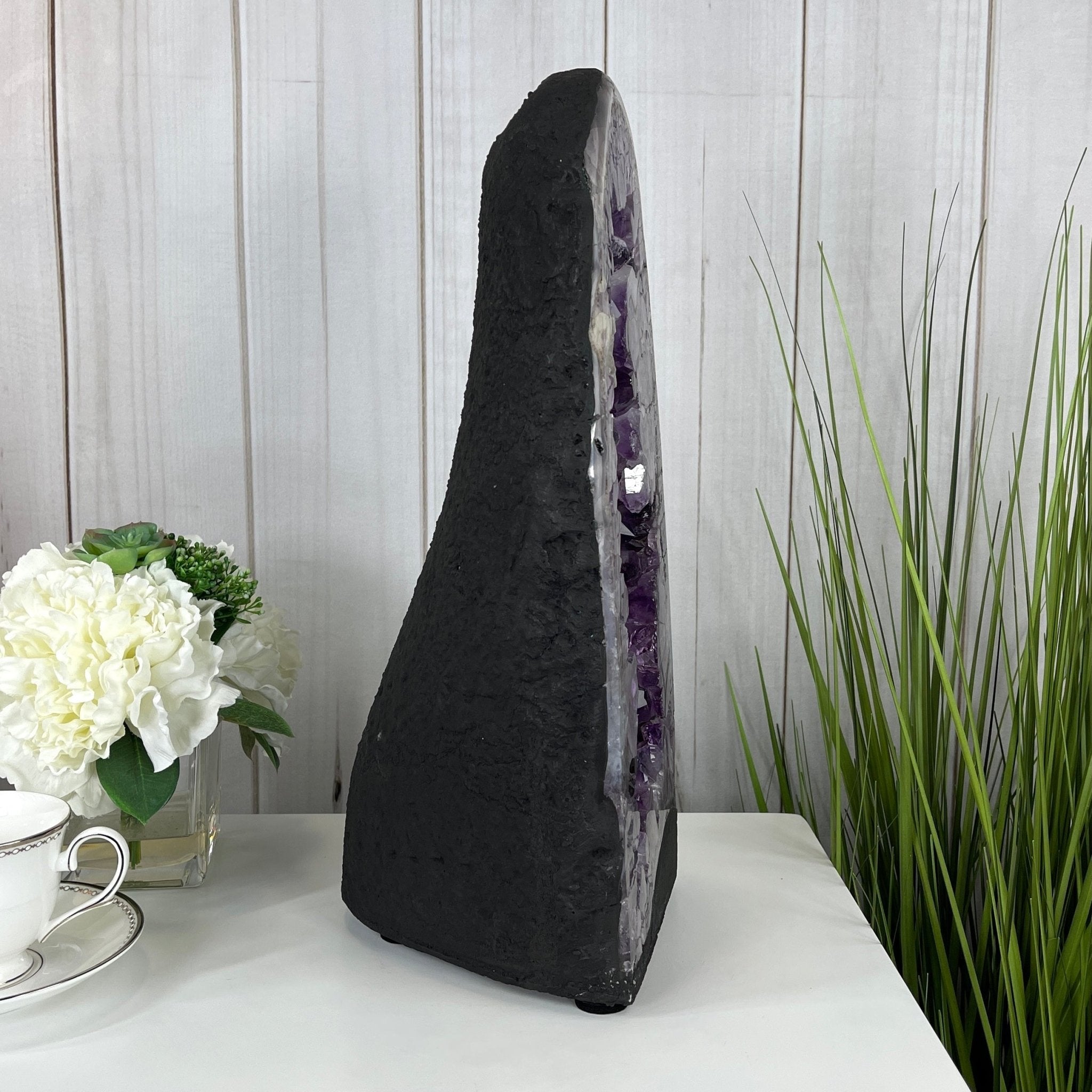アメジスト　Amethyst from South Korea 4.81 Carat Purple Trillion Cut Amethyst for Custom Work