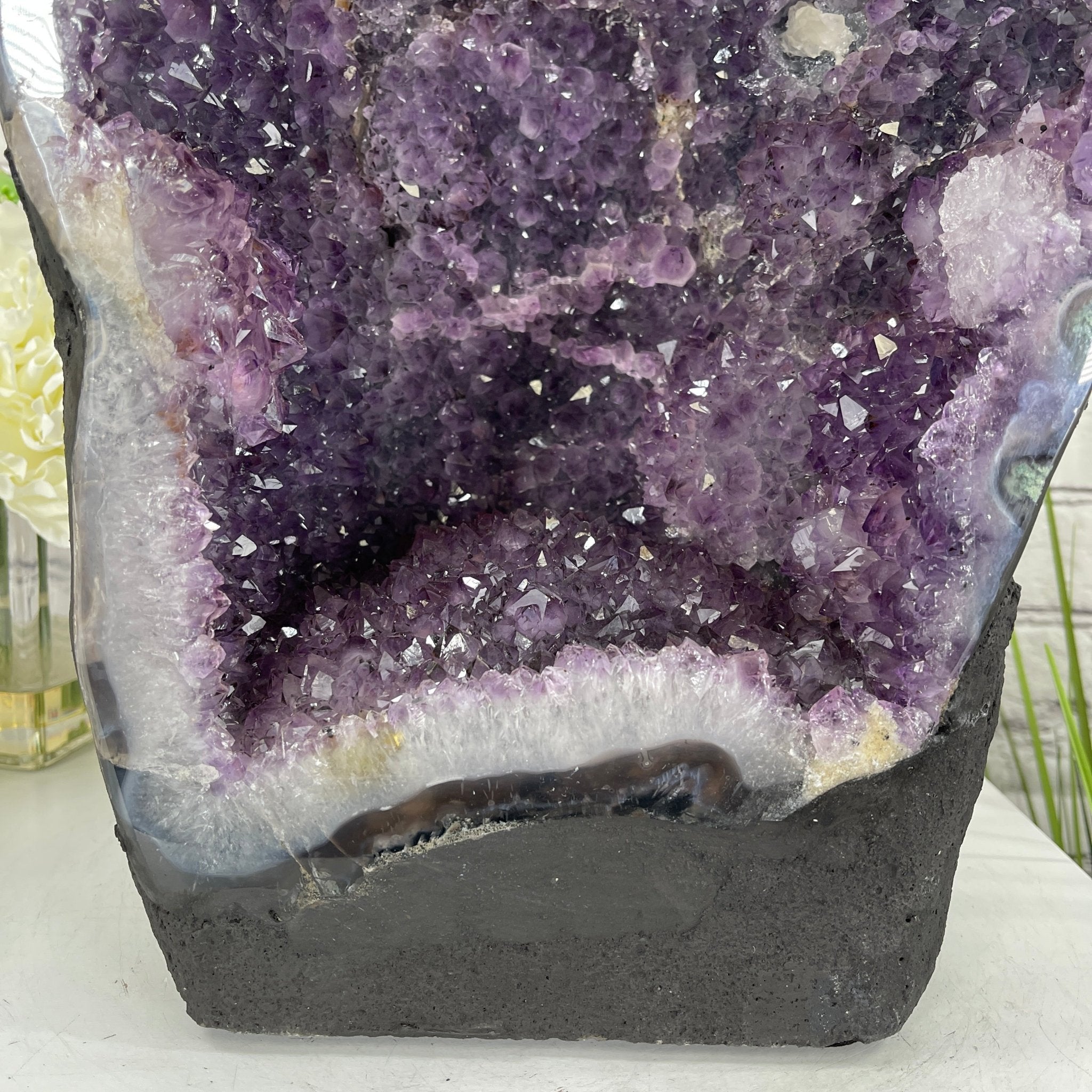 Extra Quality Brazilian Amethyst Cathedral, 19.25” tall & 38.9 lbs #5601-0435 by Brazil Gems - Brazil GemsBrazil GemsExtra Quality Brazilian Amethyst Cathedral, 19.25” tall & 38.9 lbs #5601-0435 by Brazil GemsCathedrals5601-0435