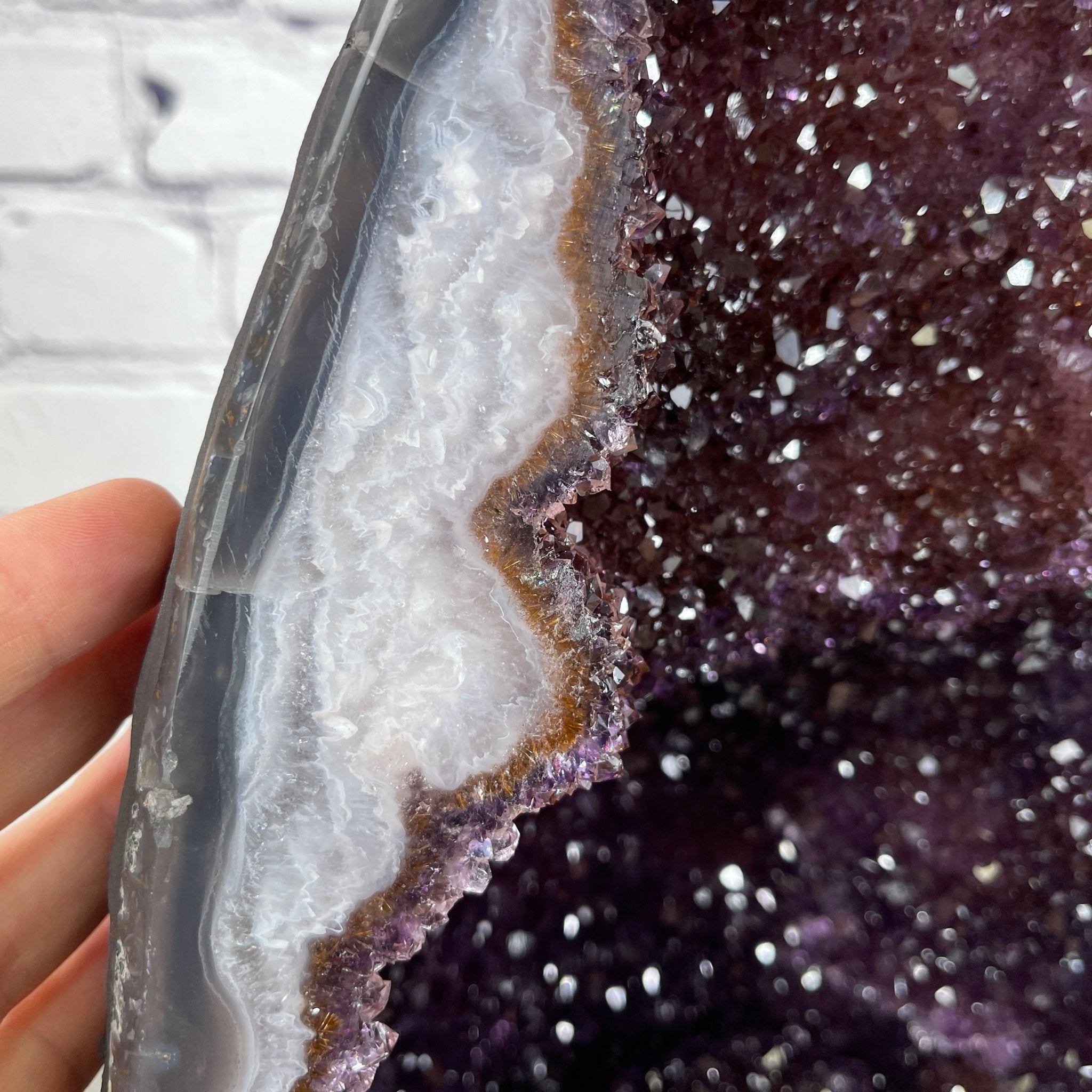 Extra Quality Brazilian Amethyst Cathedral, 20” tall & 57.1 lbs #5601-0440 by Brazil Gems - Brazil GemsBrazil GemsExtra Quality Brazilian Amethyst Cathedral, 20” tall & 57.1 lbs #5601-0440 by Brazil GemsCathedrals5601-0440