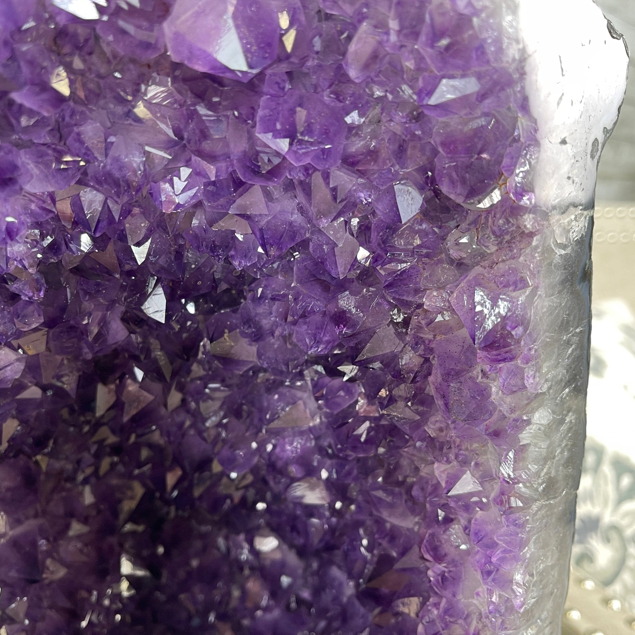 Extra Quality Brazilian Amethyst Cathedral, 25” tall & 119.6 lbs #5601-0651 by Brazil Gems - Brazil GemsBrazil GemsExtra Quality Brazilian Amethyst Cathedral, 25” tall & 119.6 lbs #5601-0651 by Brazil GemsCathedrals5601-0651