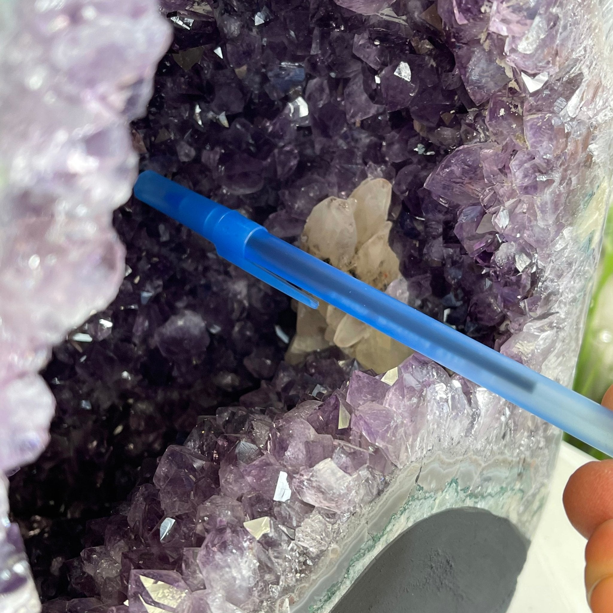 Extra Quality Brazilian Amethyst Cathedral, 30.7 lbs & 13.5" Tall #5601-1124 by Brazil Gems - Brazil GemsBrazil GemsExtra Quality Brazilian Amethyst Cathedral, 30.7 lbs & 13.5" Tall #5601-1124 by Brazil GemsCathedrals5601-1124