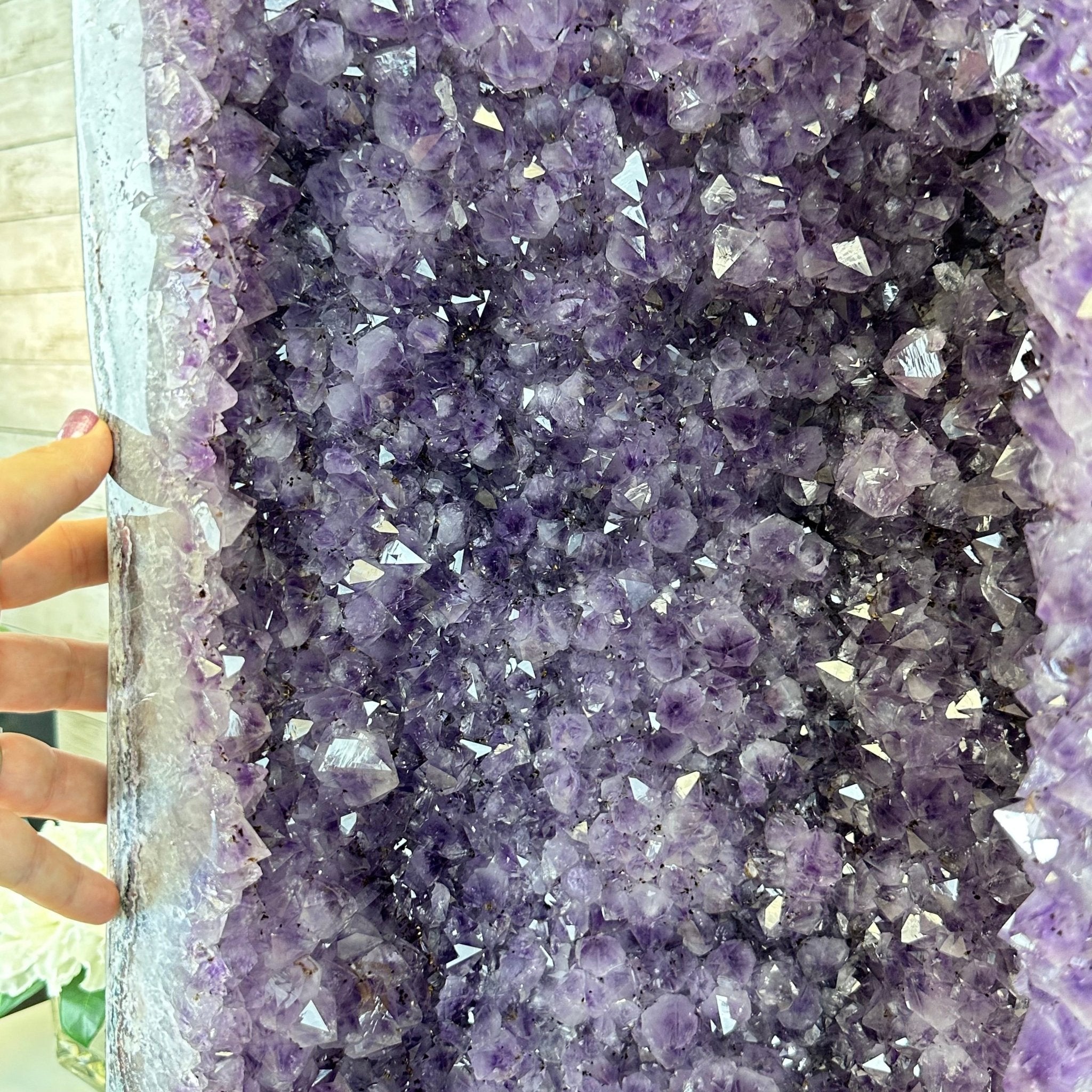 Extra Quality Brazilian Amethyst Cathedral, 428 lbs & 71" Tall #5601-1334 - Brazil GemsBrazil GemsExtra Quality Brazilian Amethyst Cathedral, 428 lbs & 71" Tall #5601-1334Cathedrals5601-1334