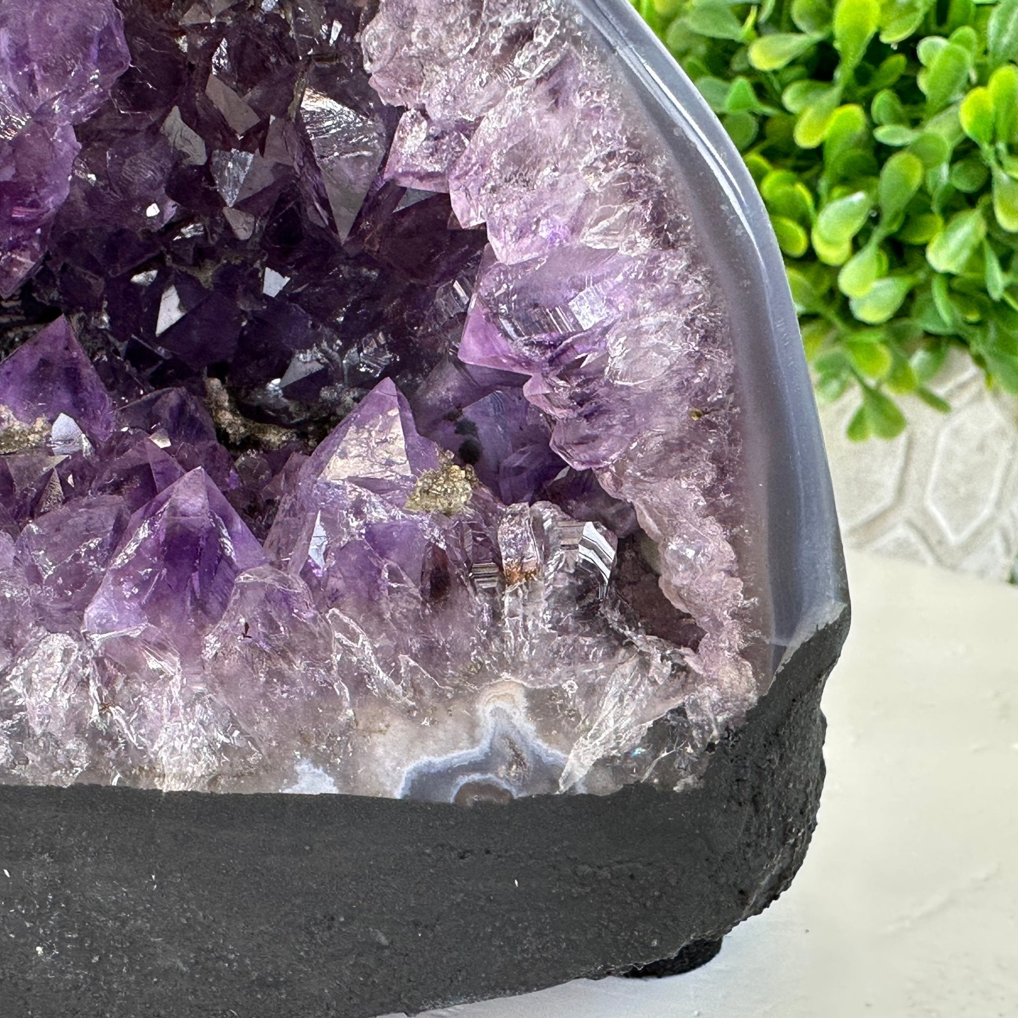 Extra Quality Brazilian Amethyst Cathedral, 4.8 lbs & 5.25" Tall #5601 - 1050 - Brazil GemsBrazil GemsExtra Quality Brazilian Amethyst Cathedral, 4.8 lbs & 5.25" Tall #5601 - 1050Cathedrals5601 - 1050