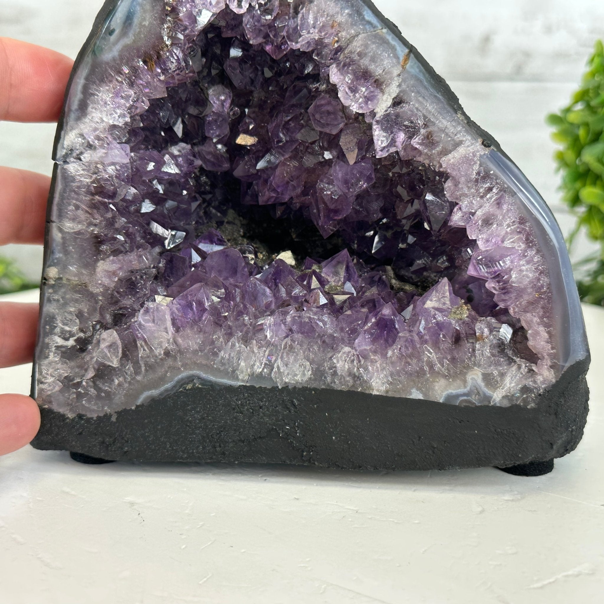 Extra Quality Brazilian Amethyst Cathedral, 4.8 lbs & 5.25" Tall #5601 - 1050 - Brazil GemsBrazil GemsExtra Quality Brazilian Amethyst Cathedral, 4.8 lbs & 5.25" Tall #5601 - 1050Cathedrals5601 - 1050