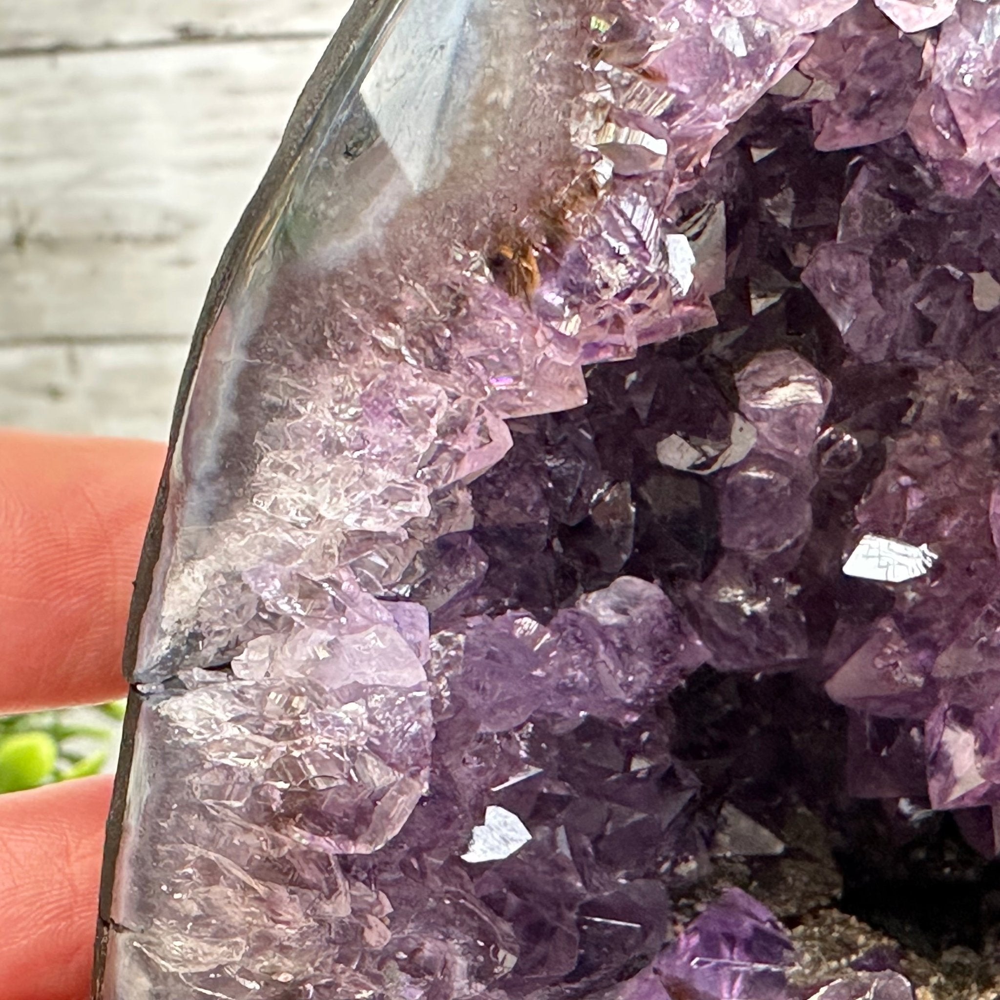 Extra Quality Brazilian Amethyst Cathedral, 4.8 lbs & 5.25" Tall #5601 - 1050 - Brazil GemsBrazil GemsExtra Quality Brazilian Amethyst Cathedral, 4.8 lbs & 5.25" Tall #5601 - 1050Cathedrals5601 - 1050