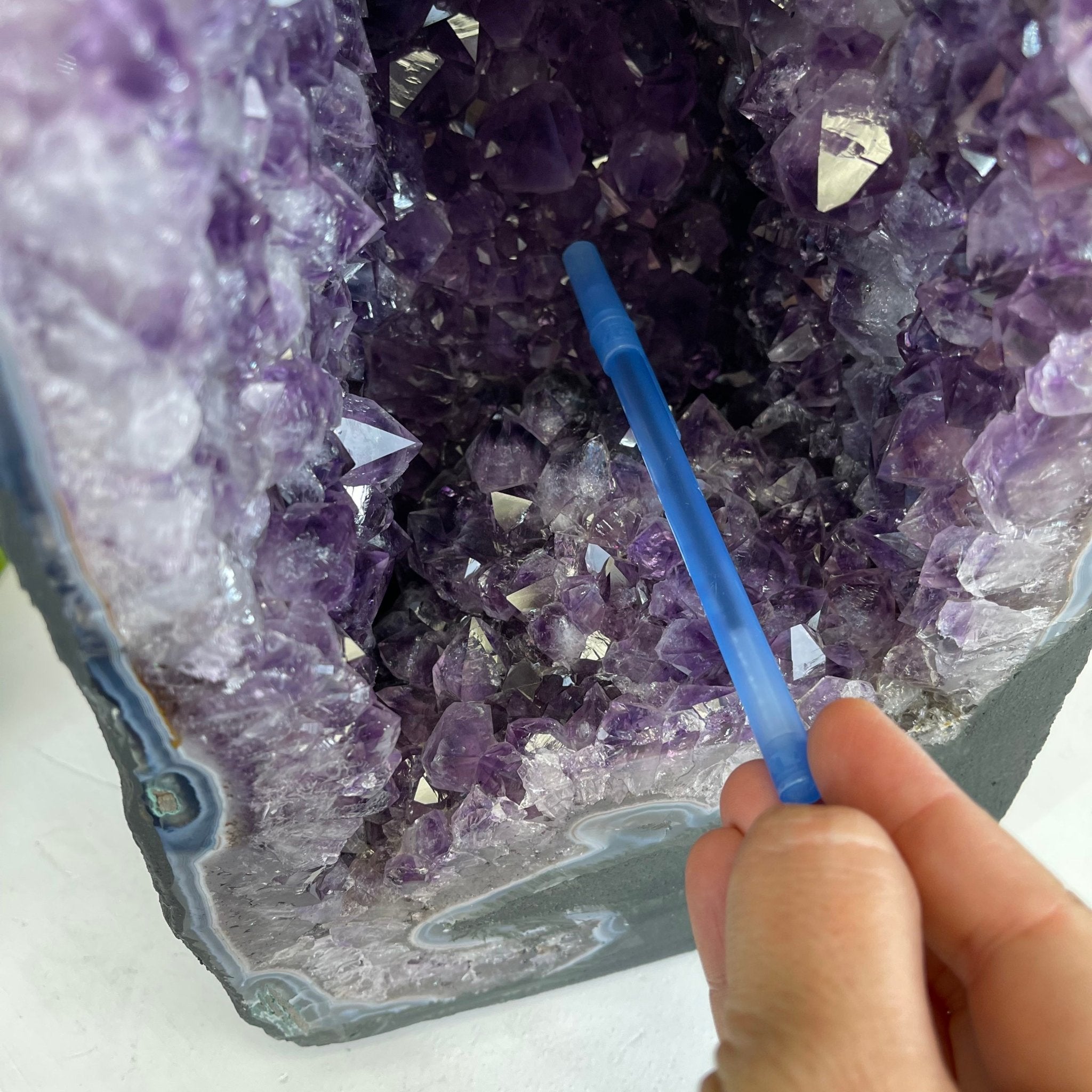 Extra Quality Brazilian Amethyst Cathedral, 78.2 lbs & 28.8" Tall #5601-0707 by Brazil Gems - Brazil GemsBrazil GemsExtra Quality Brazilian Amethyst Cathedral, 78.2 lbs & 28.8" Tall #5601-0707 by Brazil GemsCathedrals5601-0707