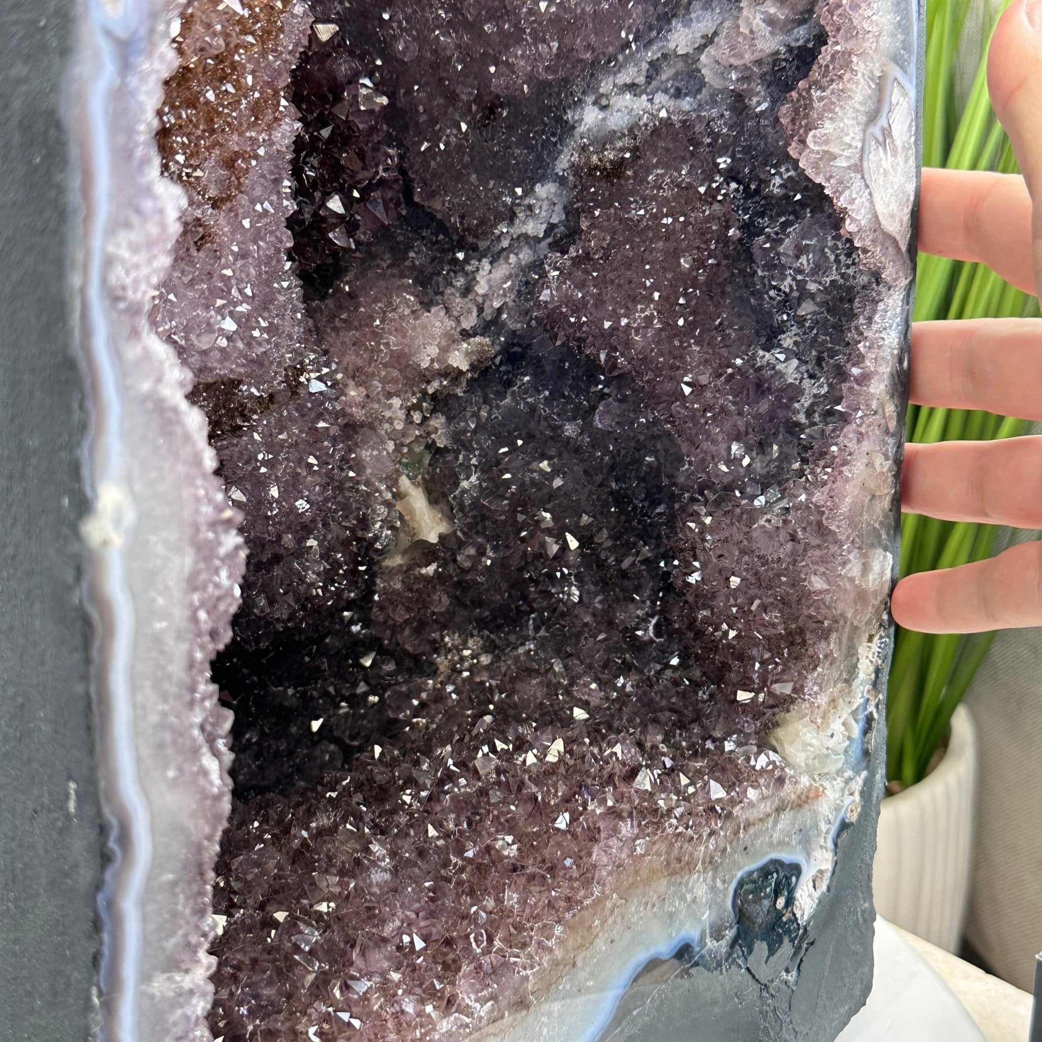 Extra Quality Brazilian Amethyst Cathedral, 83 lbs & 26.5” tall Model #5601-0827 by Brazil Gems - Brazil GemsBrazil GemsExtra Quality Brazilian Amethyst Cathedral, 83 lbs & 26.5” tall Model #5601-0827 by Brazil GemsCathedrals5601-0827