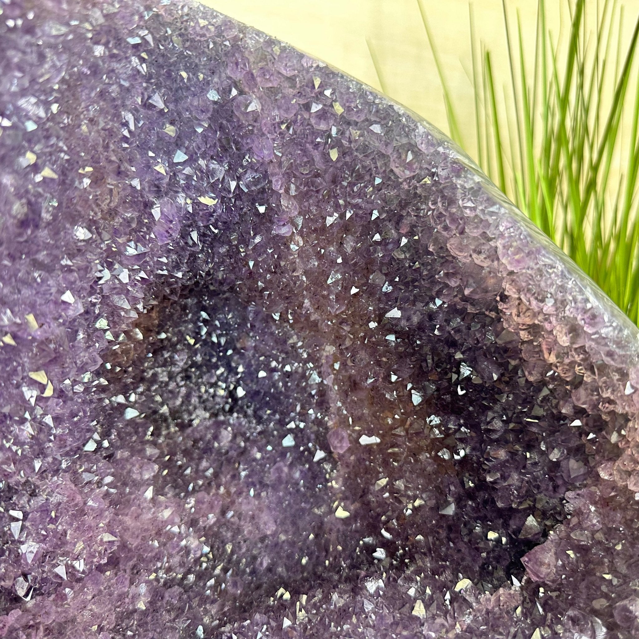 Extra Quality Brazilian Amethyst Cone, 25.7 lbs & 11.2" Tall 5619AM - 017 - Brazil GemsBrazil GemsExtra Quality Brazilian Amethyst Cone, 25.7 lbs & 11.2" Tall 5619AM - 017Crystal Cones5619AM - 017