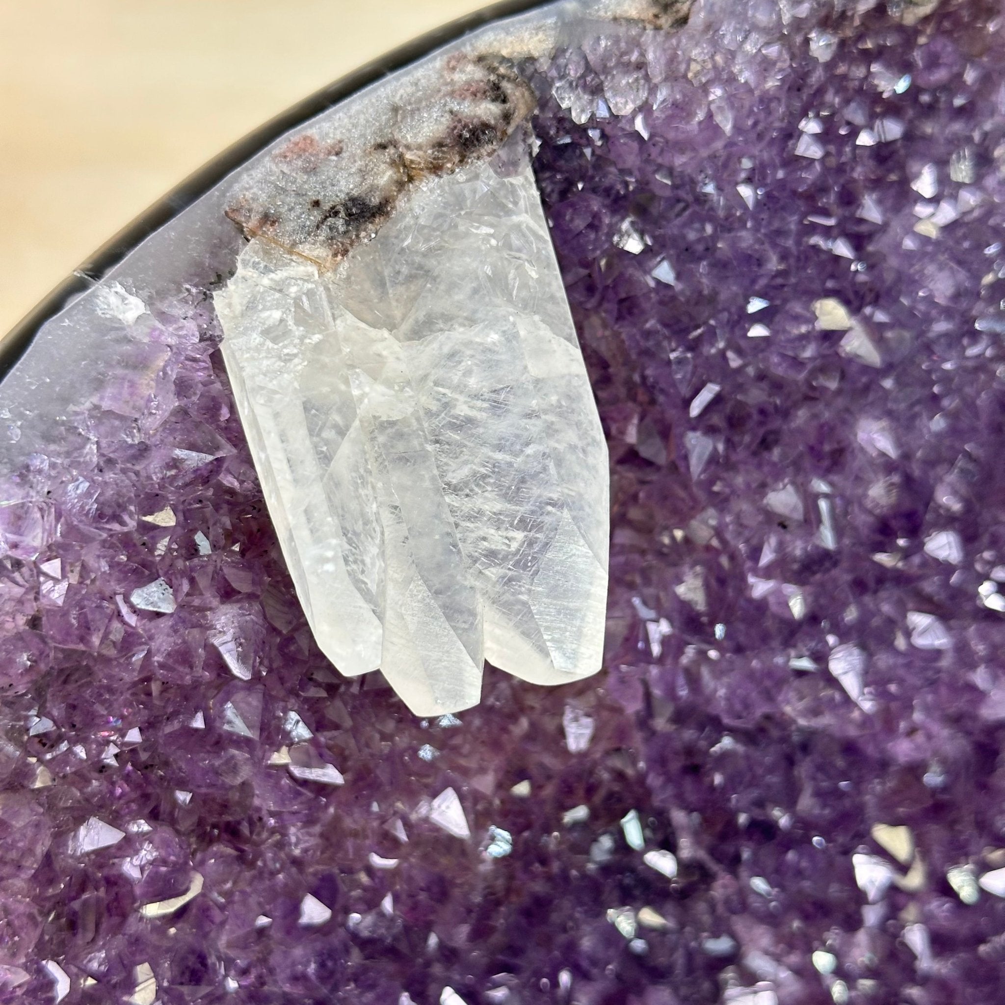 Extra Quality Brazilian Amethyst Cone, 25.7 lbs & 11.2" Tall 5619AM - 017 - Brazil GemsBrazil GemsExtra Quality Brazilian Amethyst Cone, 25.7 lbs & 11.2" Tall 5619AM - 017Crystal Cones5619AM - 017