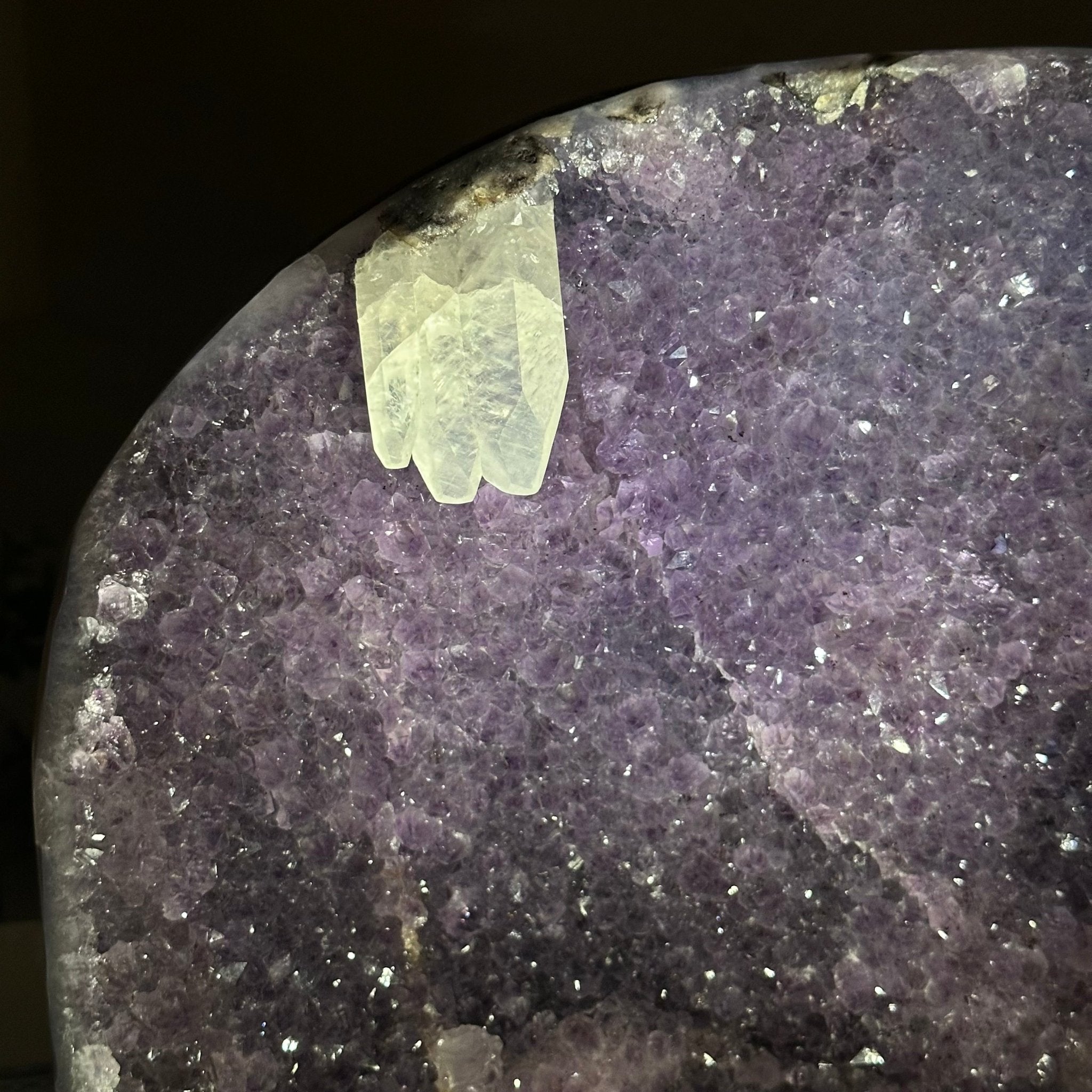 Extra Quality Brazilian Amethyst Cone, 25.7 lbs & 11.2" Tall 5619AM - 017 - Brazil GemsBrazil GemsExtra Quality Brazilian Amethyst Cone, 25.7 lbs & 11.2" Tall 5619AM - 017Crystal Cones5619AM - 017