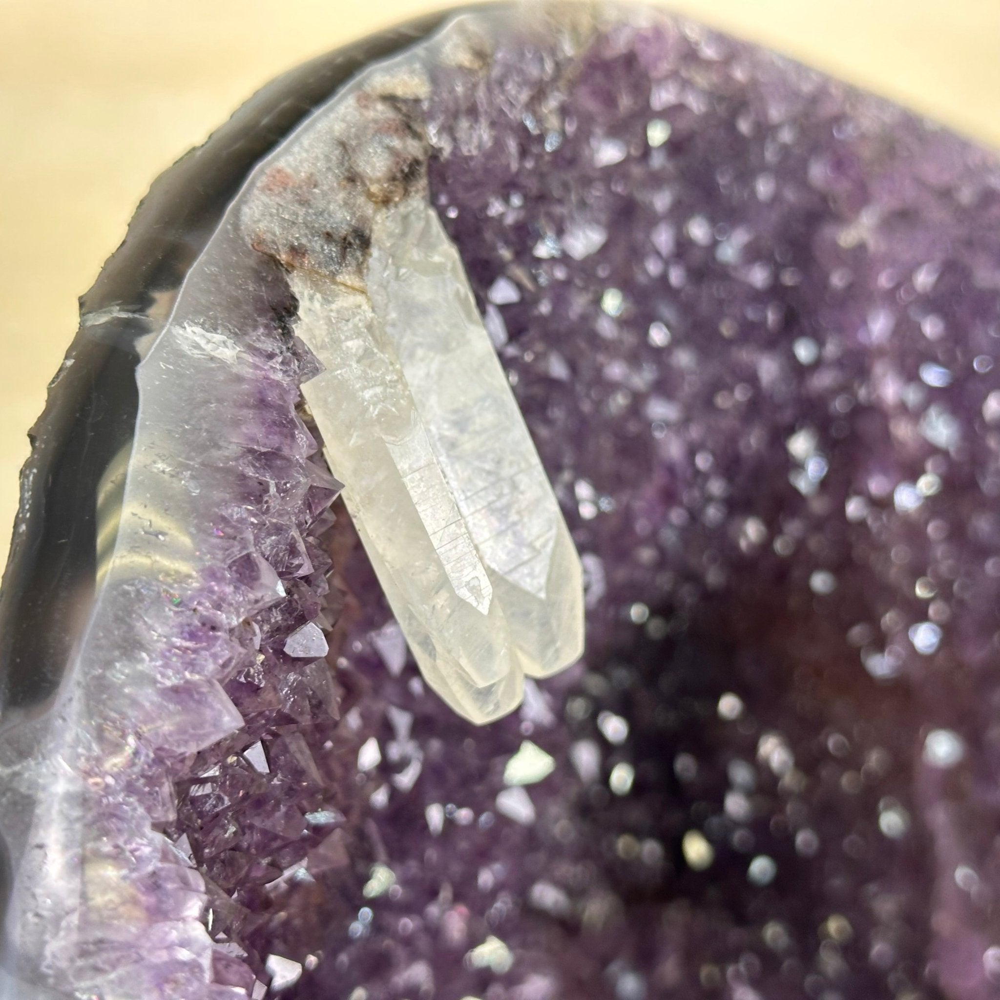 Extra Quality Brazilian Amethyst Cone, 25.7 lbs & 11.2" Tall 5619AM - 017 - Brazil GemsBrazil GemsExtra Quality Brazilian Amethyst Cone, 25.7 lbs & 11.2" Tall 5619AM - 017Crystal Cones5619AM - 017